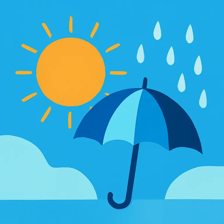 Дождь и Зари - обложка пазла