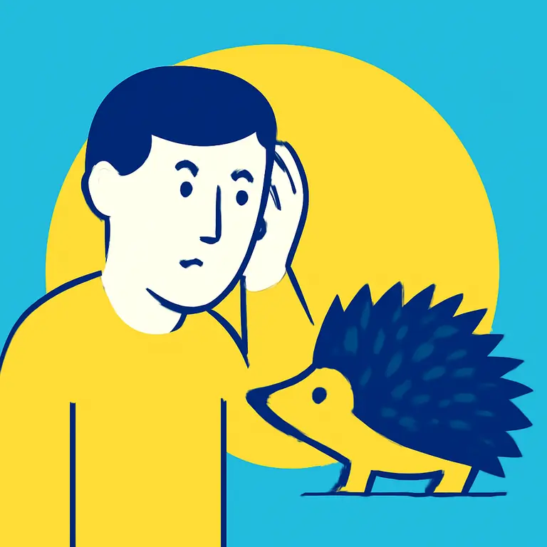 Идиот и Ежик - обложка пазла