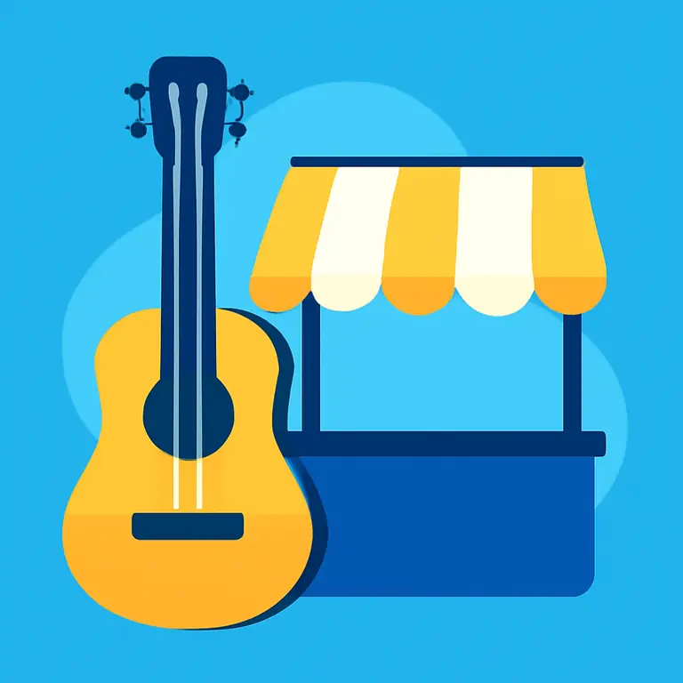 Гитарный Базар - обложка пазла