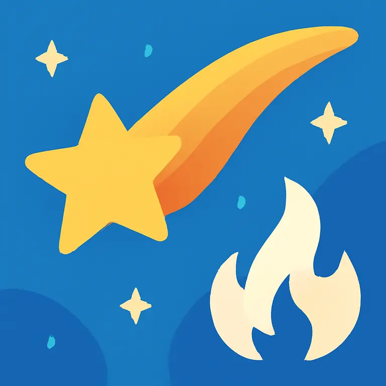 Звёздный Пламень - обложка пазла