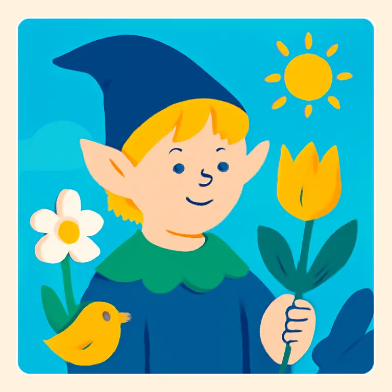 Весенний Эльф - обложка пазла