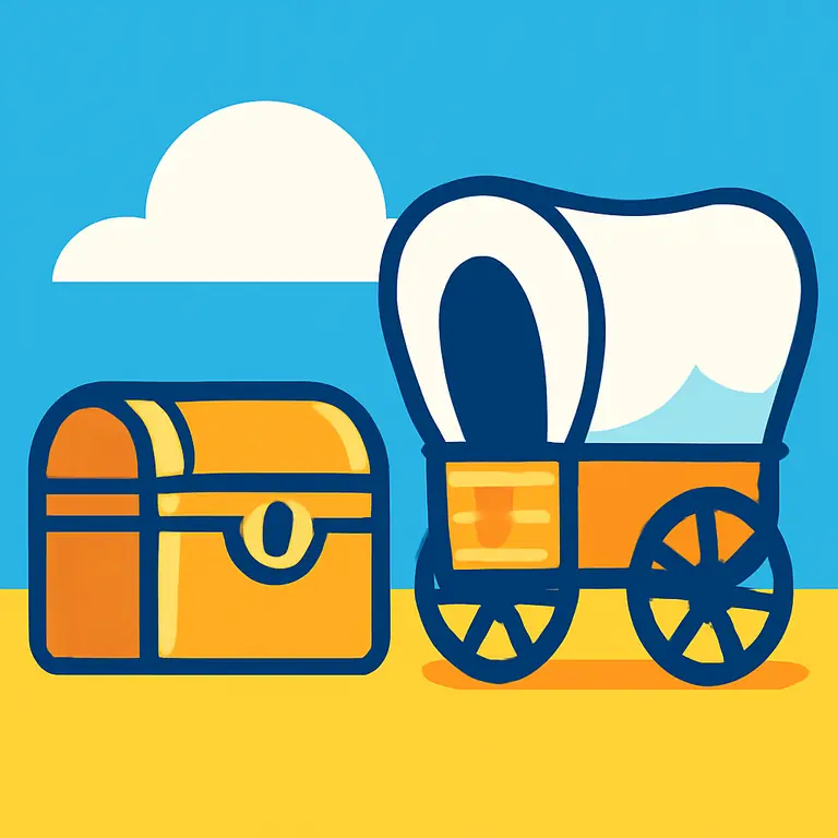 Сундук и Обоз - обложка пазла