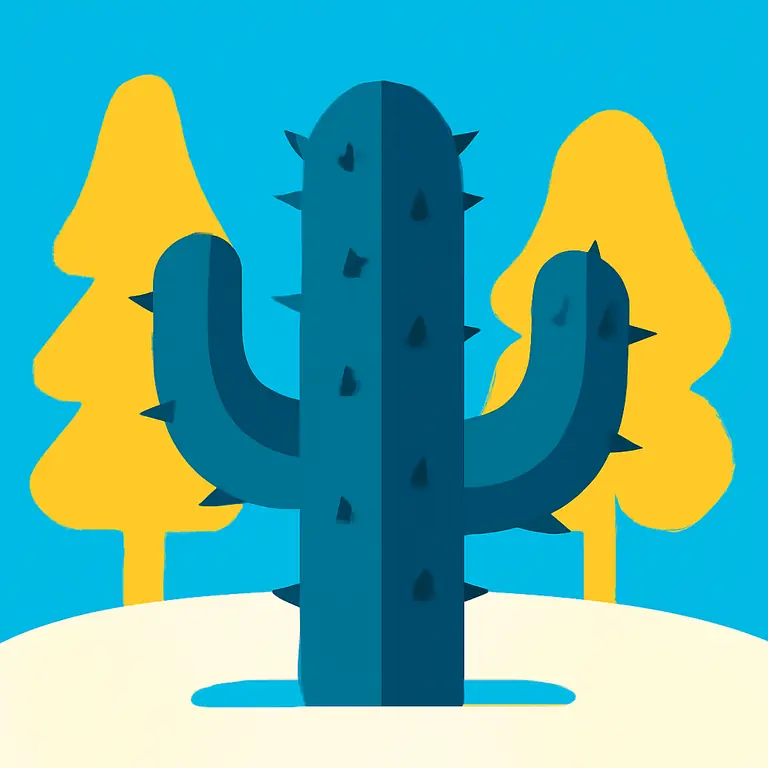 Колючая роща - обложка пазла