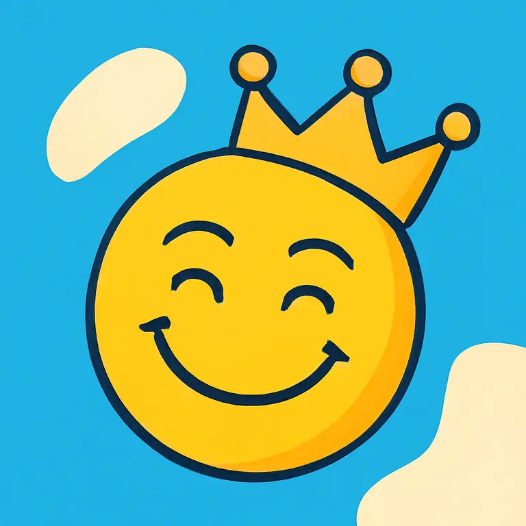 Ухмылка и корона - обложка пазла