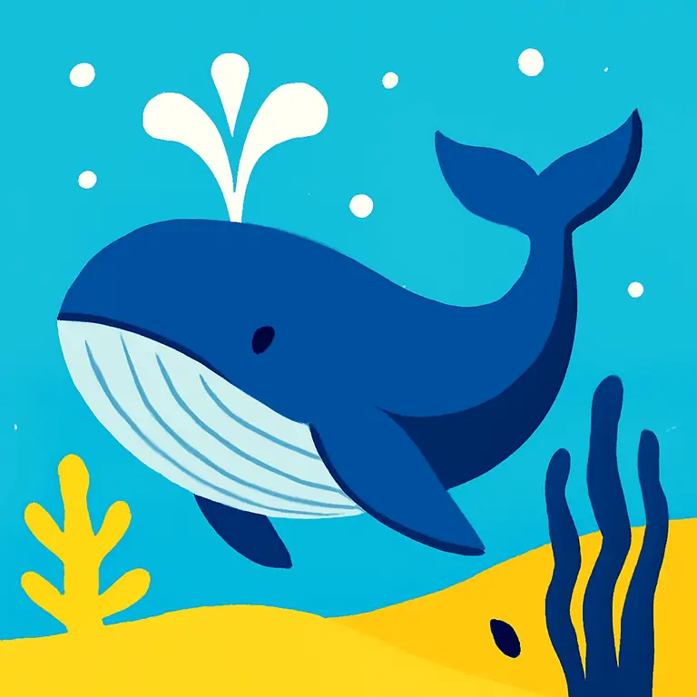 Подводный Кит - обложка пазла