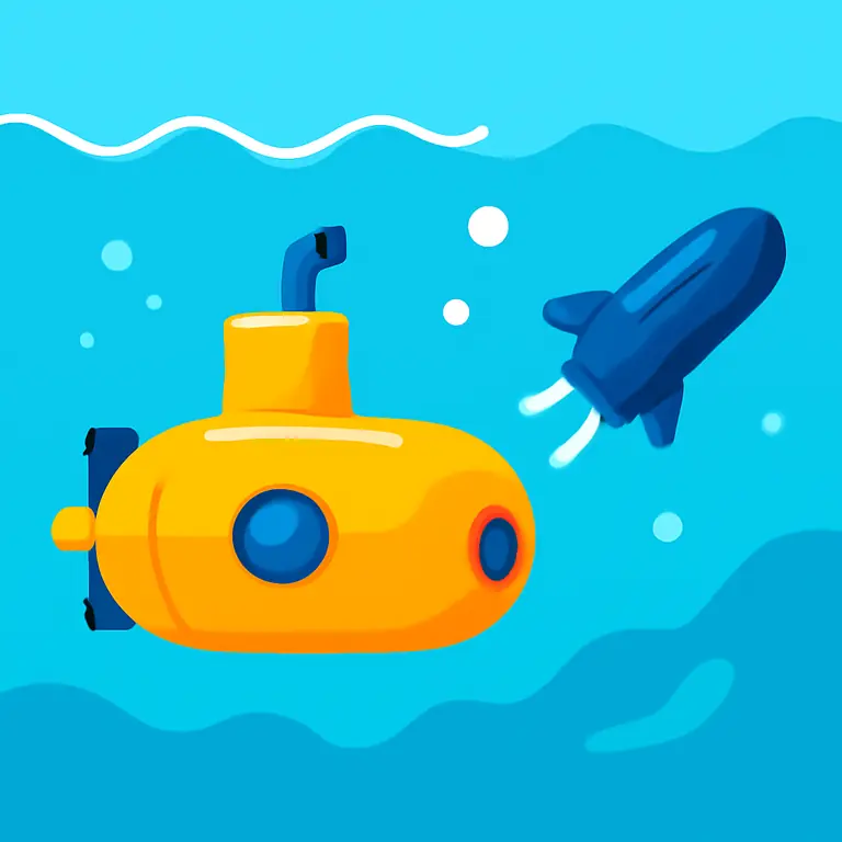 Подводный бой - обложка пазла