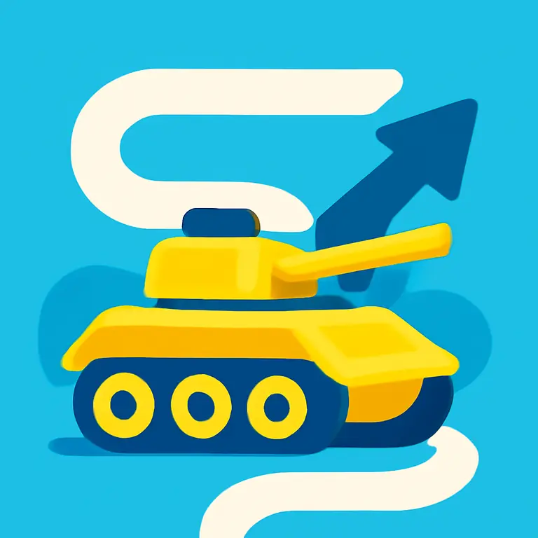 Танковый маршрут - обложка пазла