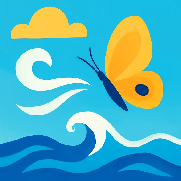 Бриз и мотылёк - обложка пазла