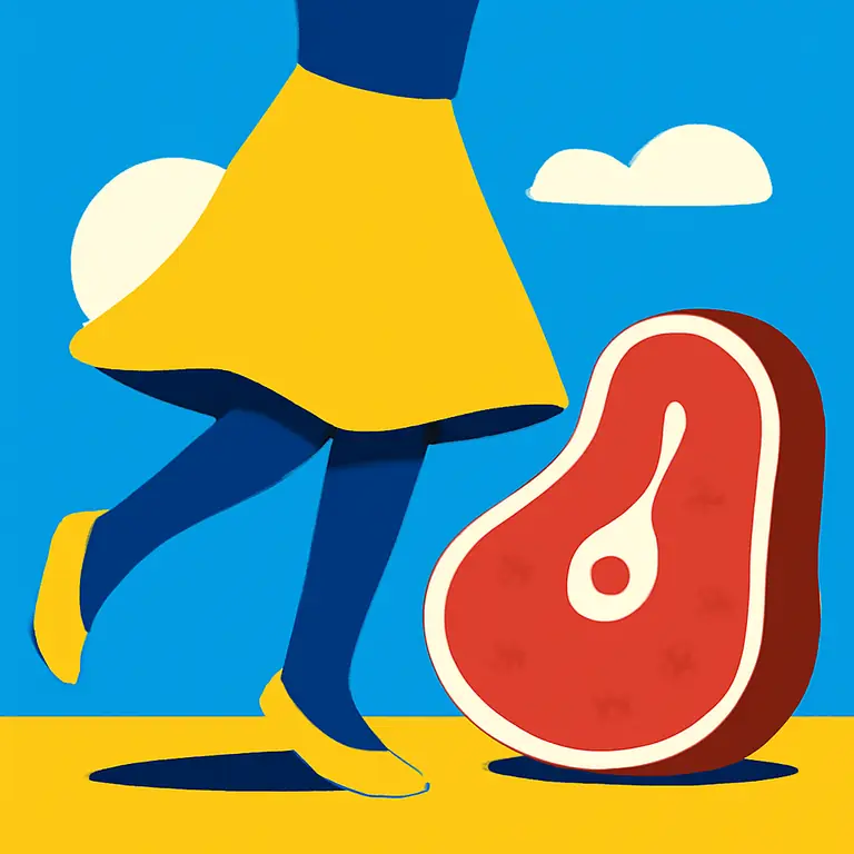 Танцы и мясо - обложка пазла