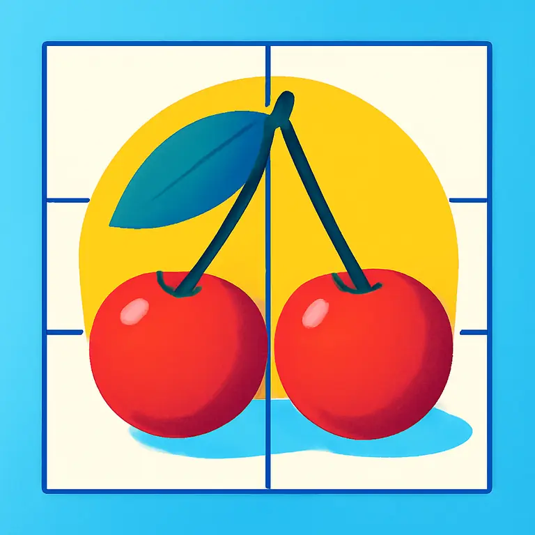 Вишня и Симметрия - обложка пазла