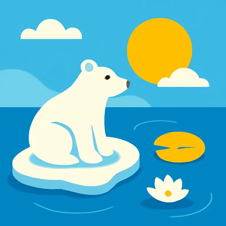 Полярный Пруд - обложка пазла