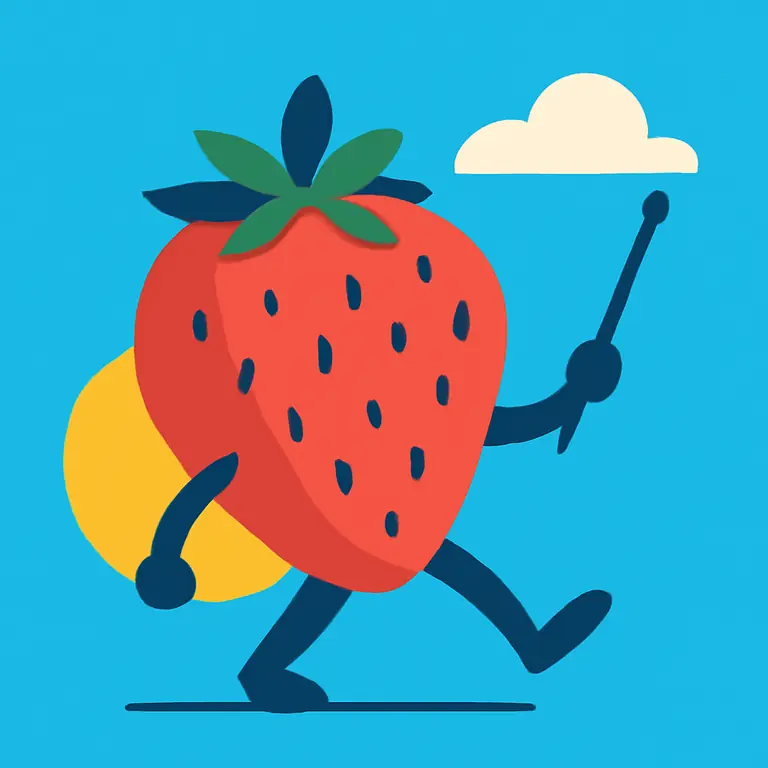 Клубничный марш - обложка пазла