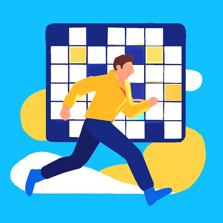 Авангардный Бег - обложка пазла