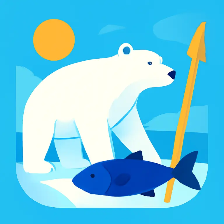 Ледяная охота - обложка пазла