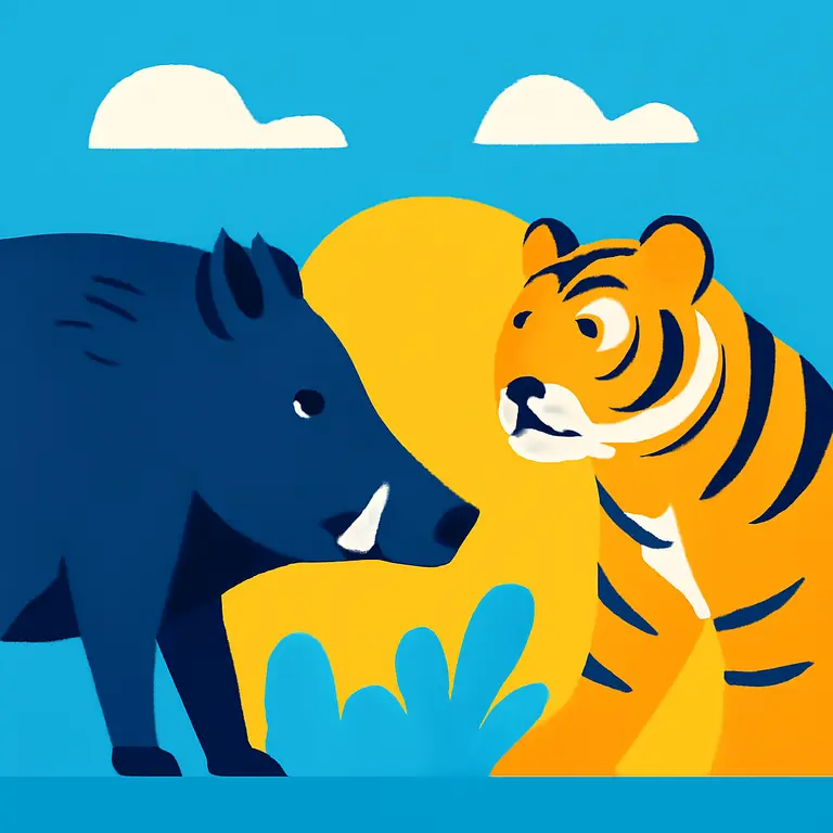 Дикие Звери - обложка пазла