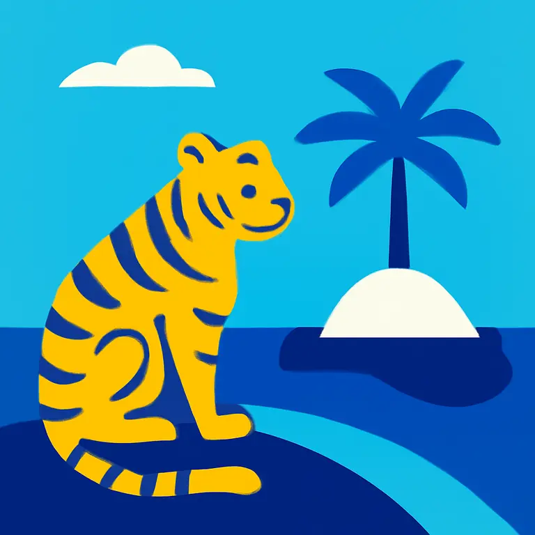 Звери и острова - обложка пазла