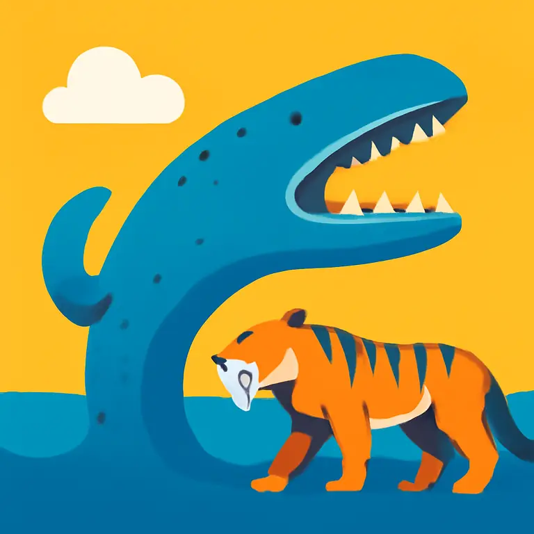 Левиафан и Саблезубые - обложка пазла