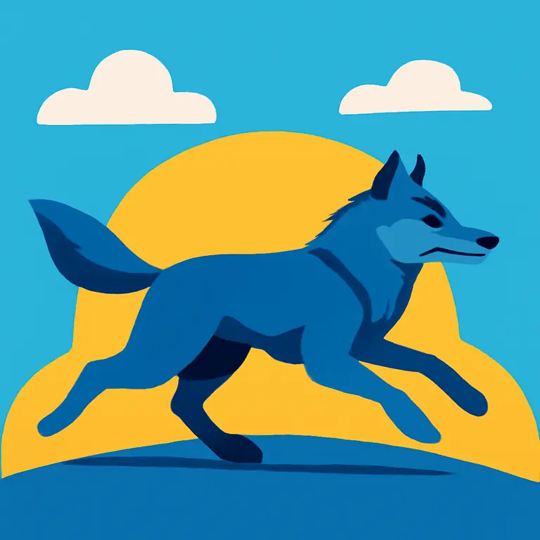 Волчья гонка - обложка пазла