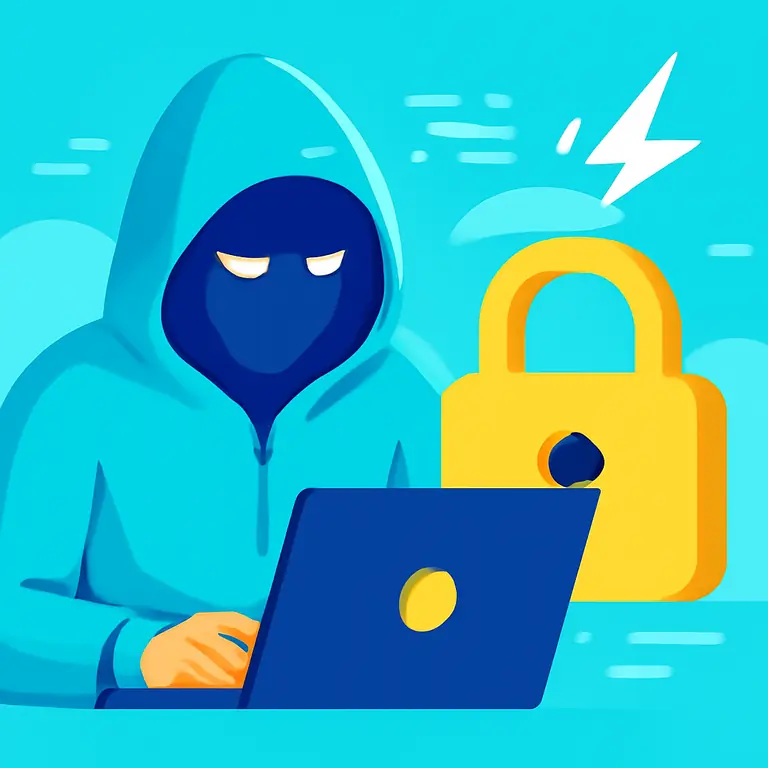 Хакерская атака - обложка пазла