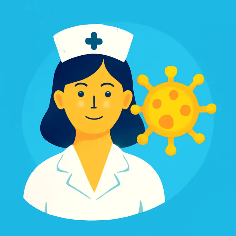 Медсестра и болезнь - обложка пазла