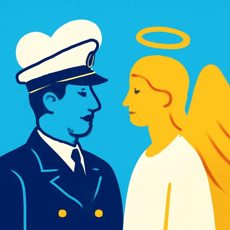 Адмирал и Ангел - обложка пазла