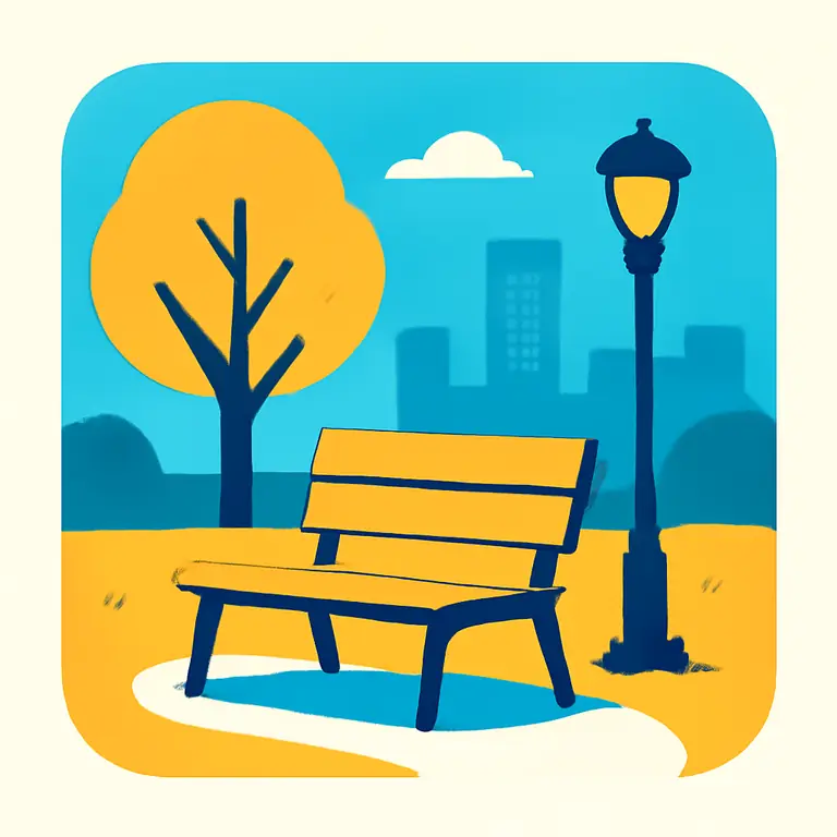 Городской Парк - обложка пазла