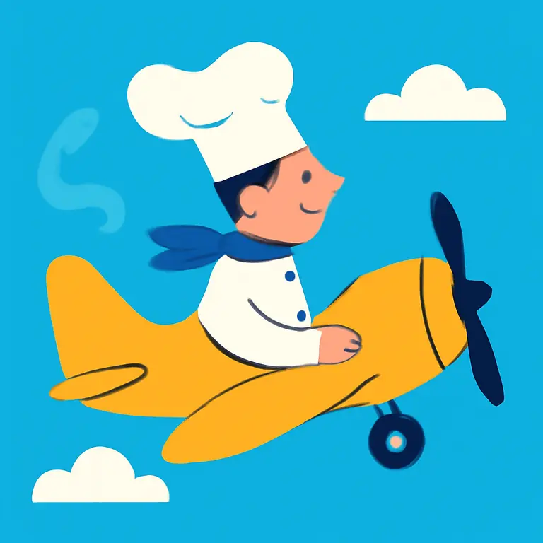 Кулинарный полёт - обложка пазла