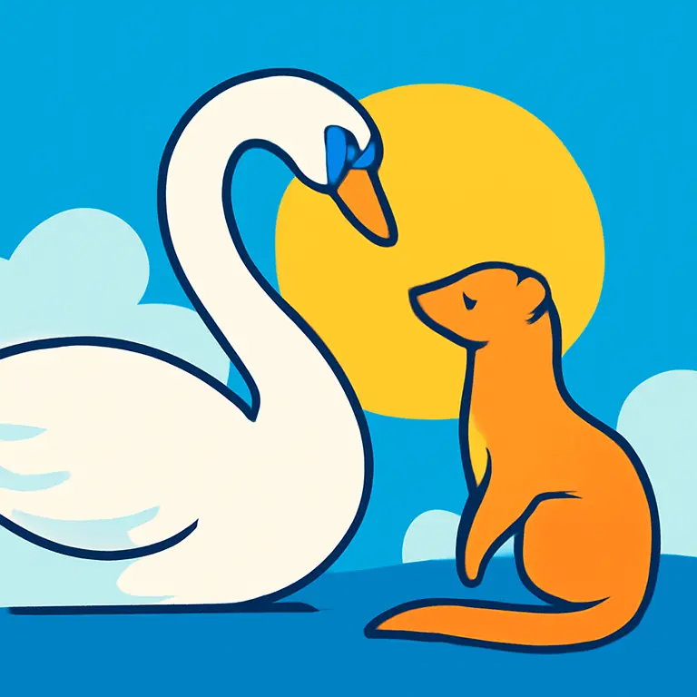 Лебединый мангуст - обложка пазла