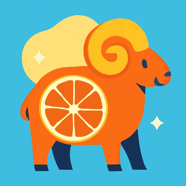 Апельсиновый Овен - обложка пазла