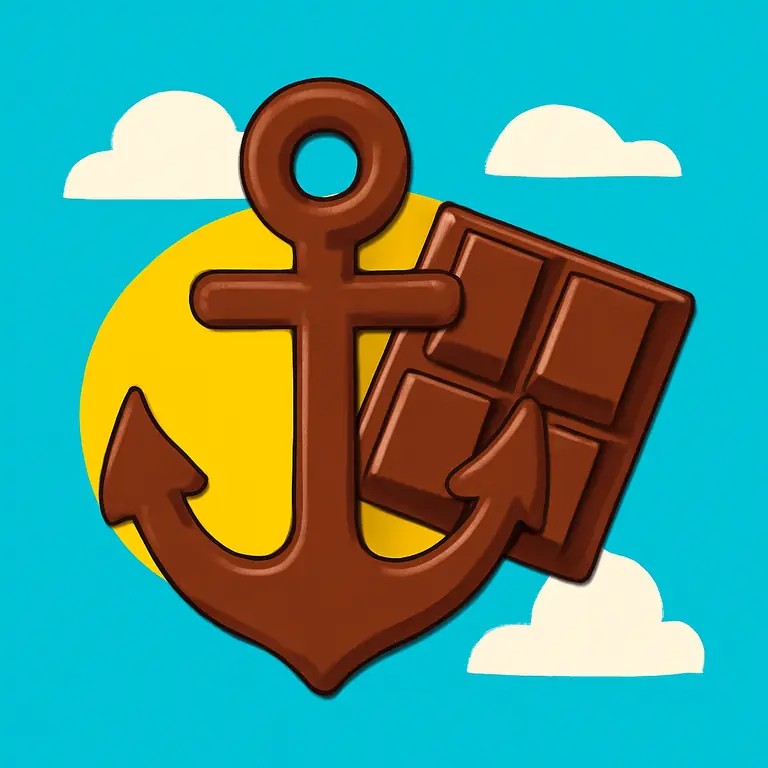 Шоколадный Якорь - обложка пазла
