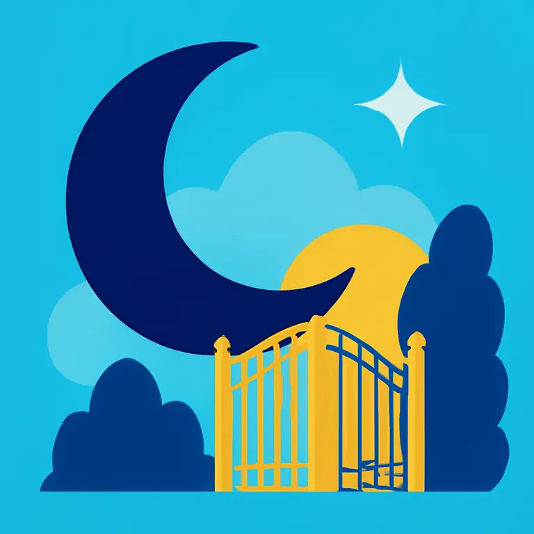 Тёмный двор - обложка пазла