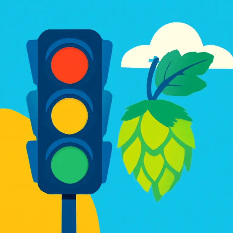 Светофор и Хмель - обложка пазла