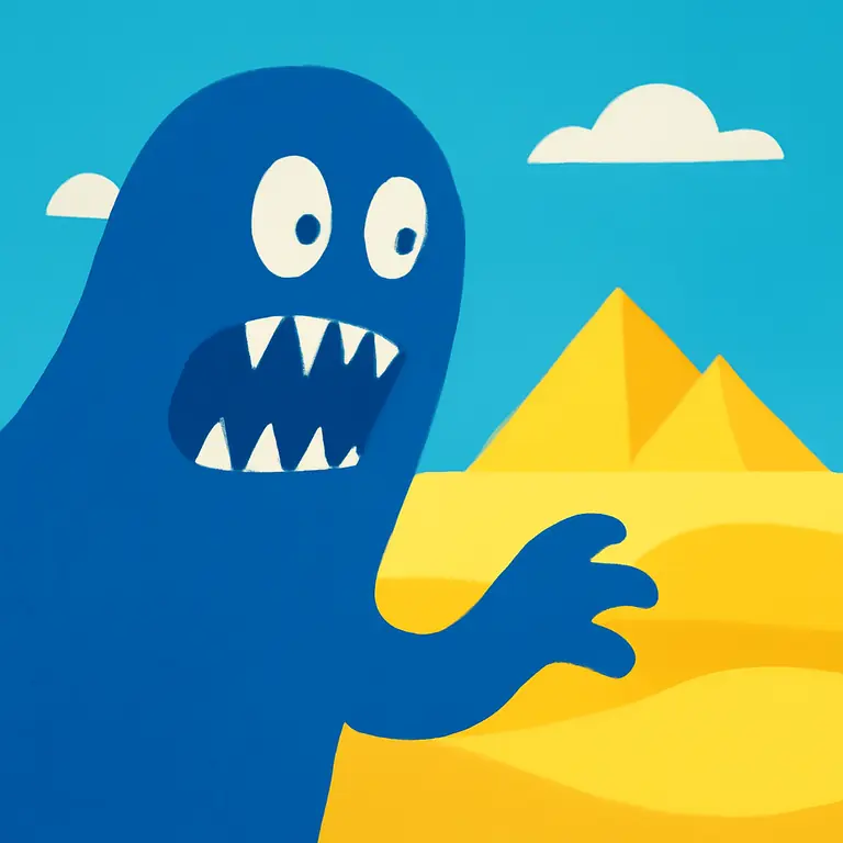 Чудовищный мираж - обложка пазла