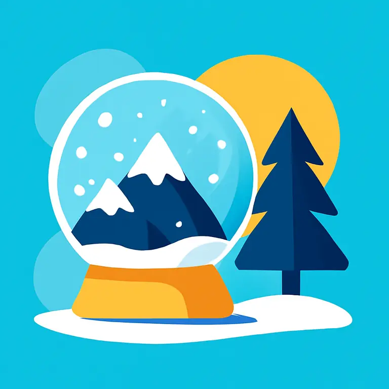 Зимний мираж - обложка пазла