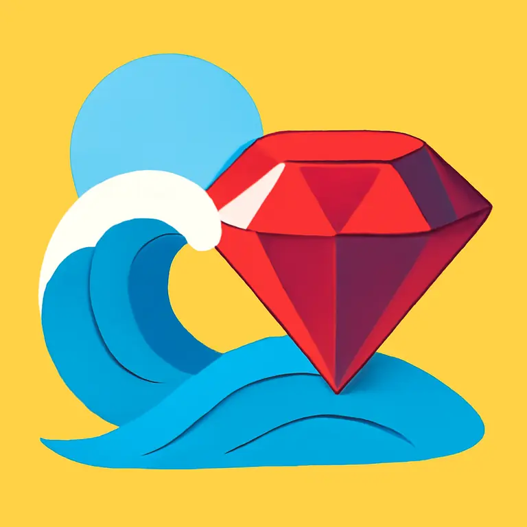 Лазурь и Рубин - обложка пазла