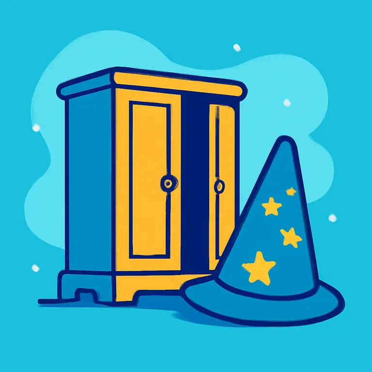 Волшебный гардероб - обложка пазла