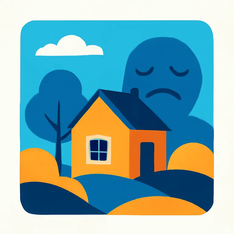 Дача и тоска - обложка пазла