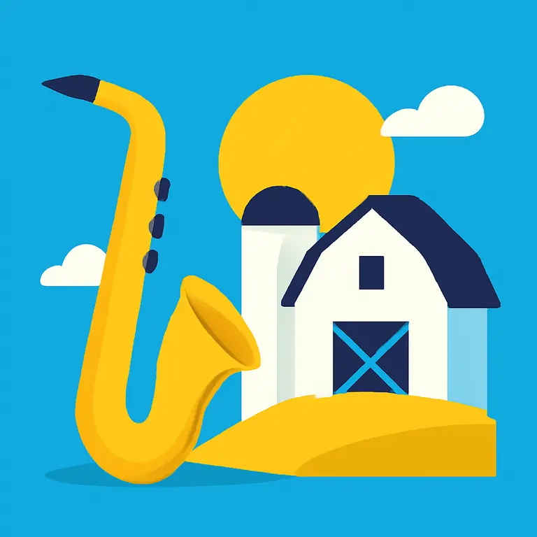 Джаз и Ферма - обложка пазла