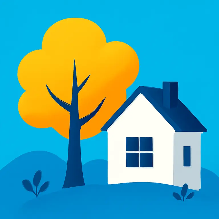 Деревенский лес - обложка пазла