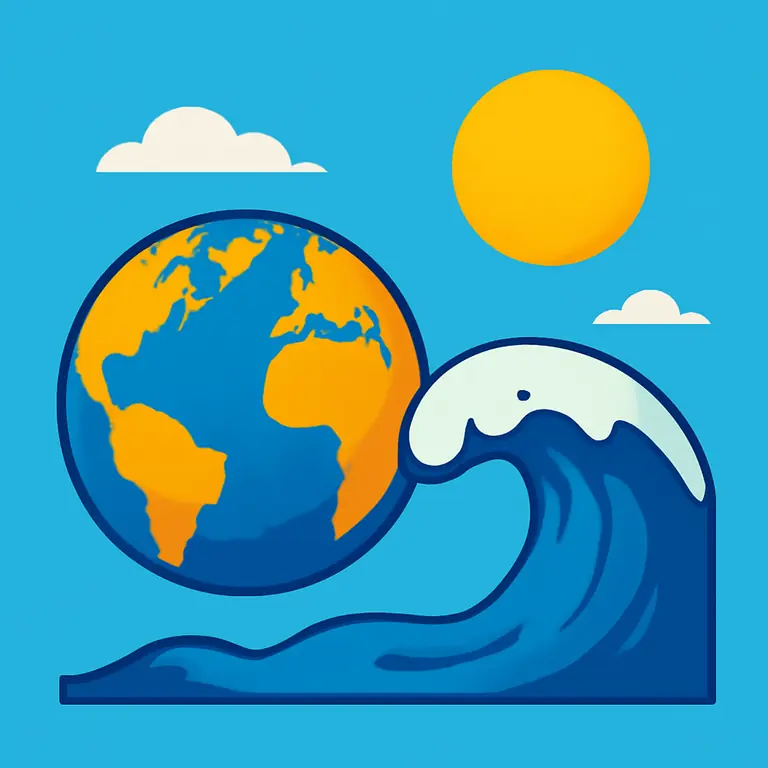 Земля и море - обложка пазла