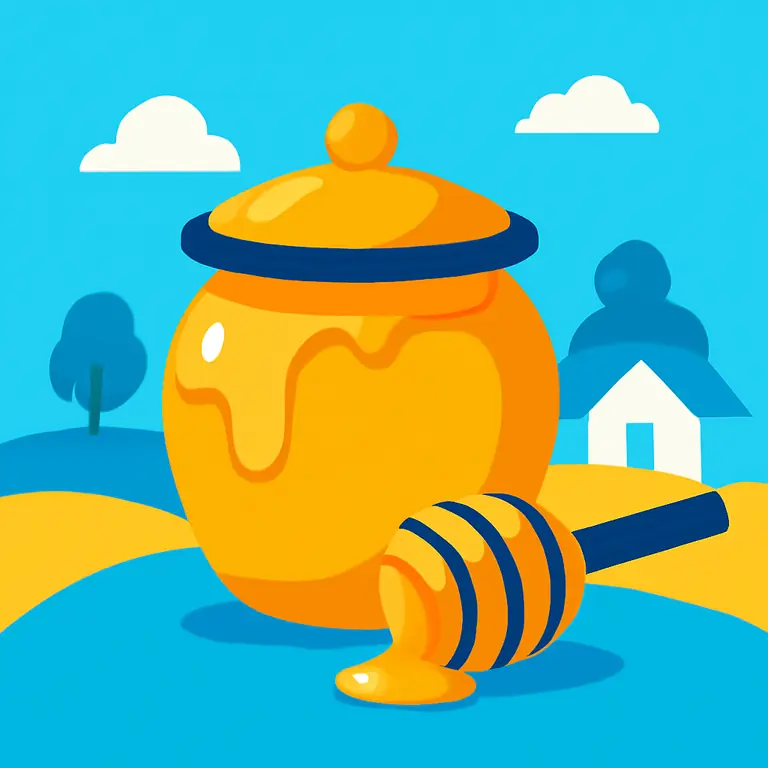 Сладкий Деревня - обложка пазла