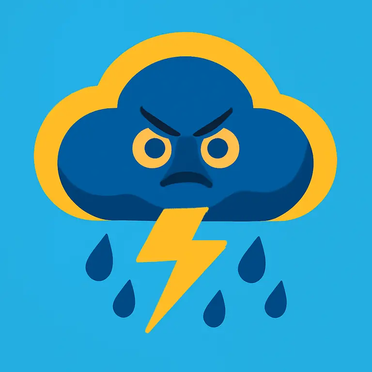 Эмоции буря - обложка пазла