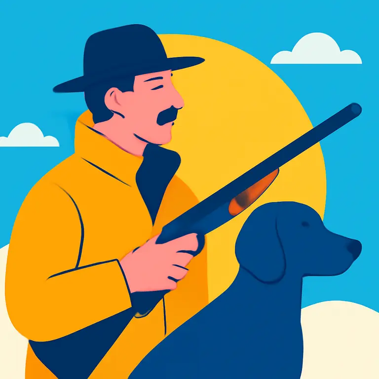 Поздний охотник - обложка пазла