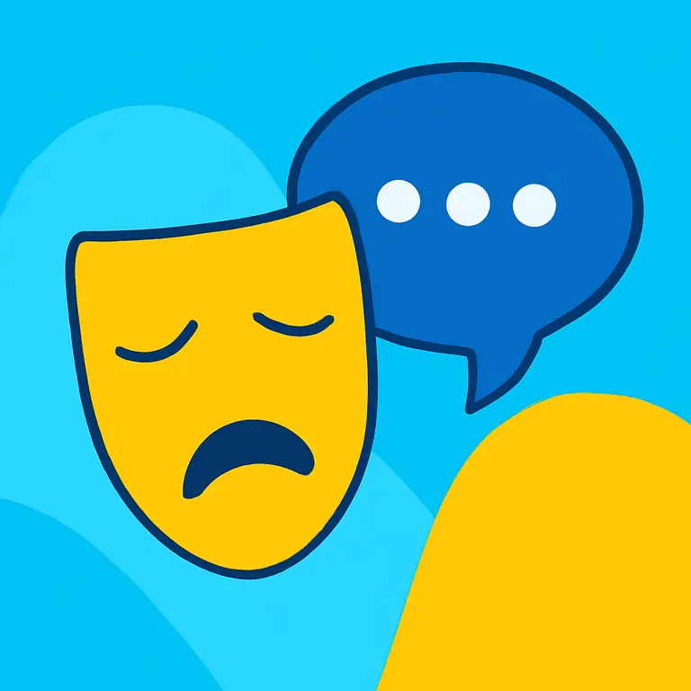 Языковая драма - обложка пазла