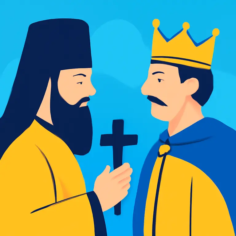 Духовник и Царь - обложка пазла