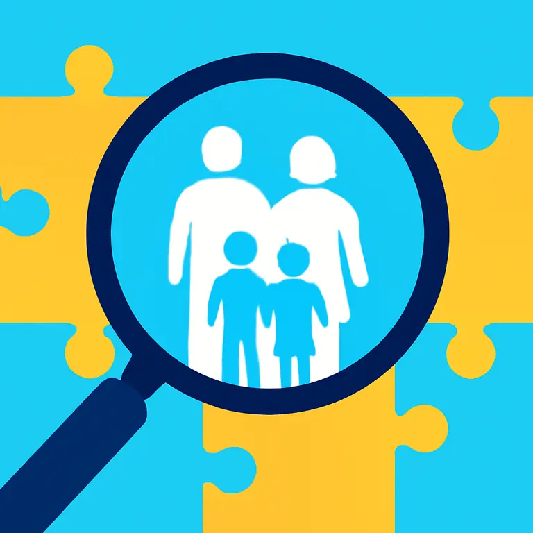 Семейный поиск - обложка пазла