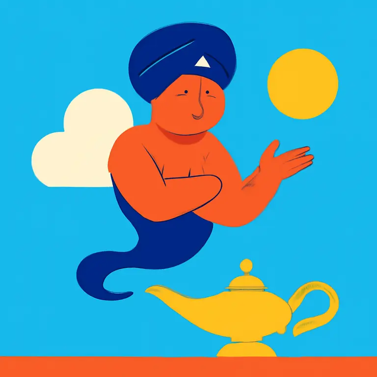 Марсианский джинн - обложка пазла