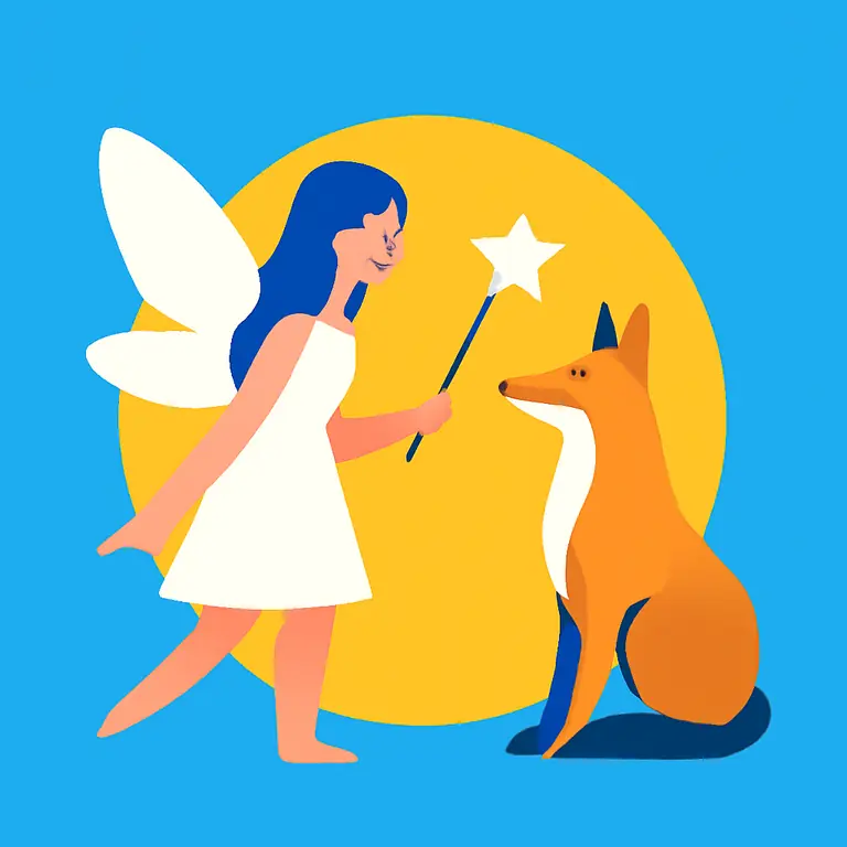 Фея и Койот - обложка пазла