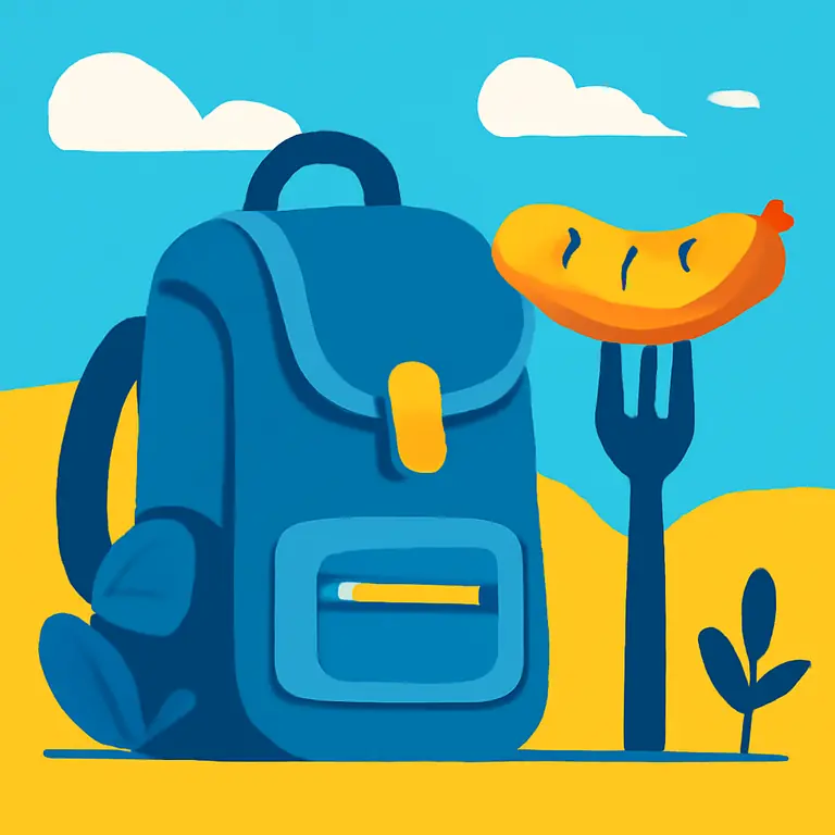 Вкусный поход - обложка пазла