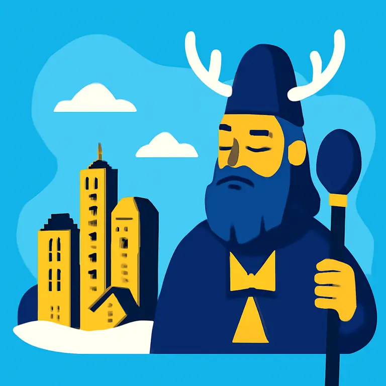 Город и Шаман - обложка пазла